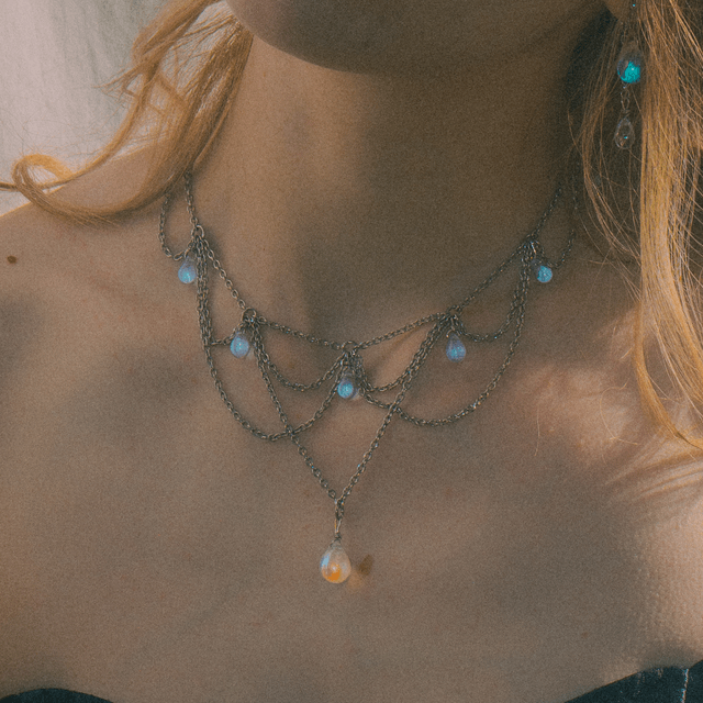Collier Élysia violet