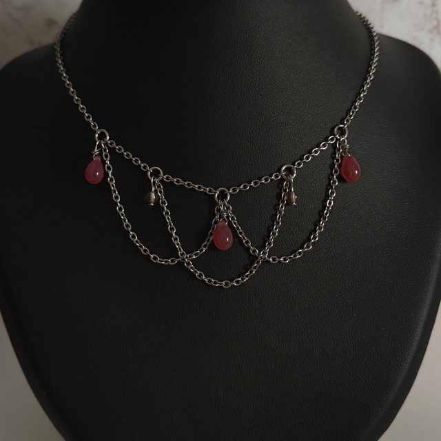 Collier Céleste Rouge