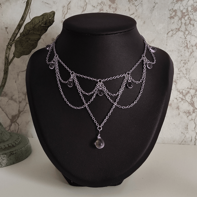 Collier Élysia violet