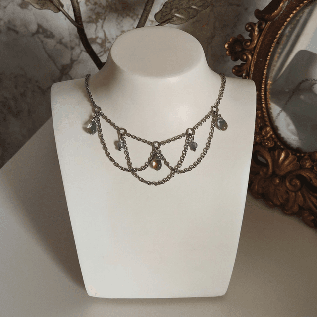 Collier Céleste bleu